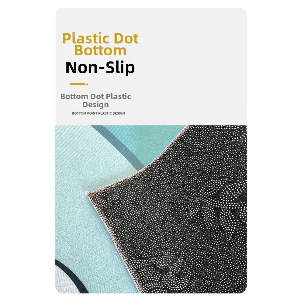 Boho Half Round Doormat Floral Pattern Floor Mat High Quality Welcome Rugs Indoor Outdoor