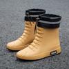 Waterproof Rain Boots for Men Rubber Shoes Fishing Husband Galoshes PVC Ankle Water Boots Man Work Safety Shoes Botas De Lluvia