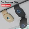 Car Logo Sunshade Clip Card Clip Car Sunglasses Glasses Frame For BMW E60 E53 E83 E84 F48 F40 G20 G01 G02 F10 F95 F97 G15 G16 X5