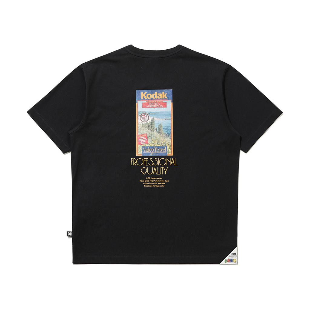 KODAK Rgb Aerocool Short Sleeve T-Shirt Black