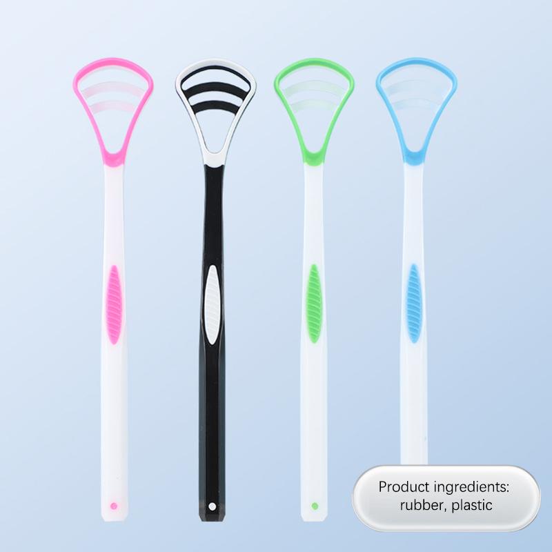 Silicone Tongue Scraper 1PCS Ergonomic Grip for Daily Oral Health Effortlessly Cleans Tongue Surface