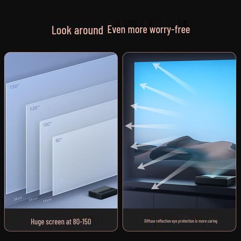 Xiaomi Laser Projector 1S 4K CN plug (adapter included)