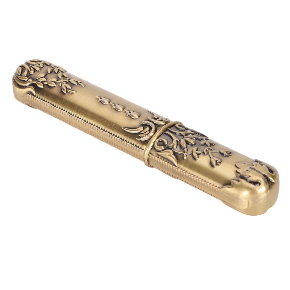 Stereoscopic Design Needle Storage Case Bronze Finish Sewing Needle Storage For Hand Sewing