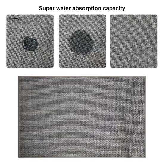 Ковровое покрытие для пола Быстросохнущий Нескользящий Износостойкий Суперабсорбент Устойчивый к царапинам Сухой коврик для спальни, ванной комнаты, гостиной