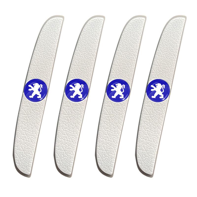 4 шт. Автомобильные противоударные полоски на двери Наклейки для защиты зеркал заднего вида Для Peugeot 308 408 508 RCZ 208 3008 2008 206 207 108 406 407 408 206 207 208