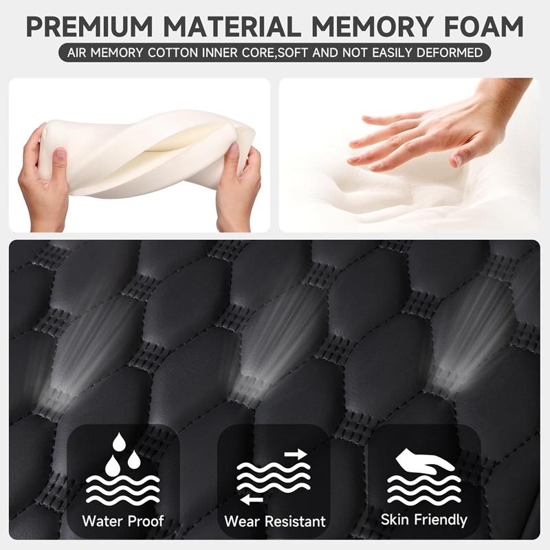 Кожаный универсальный чехол для подлокотника автомобиля, центральная консоль, защитная накладка на подлокотник, кожаный ящик для консоли автомобиля