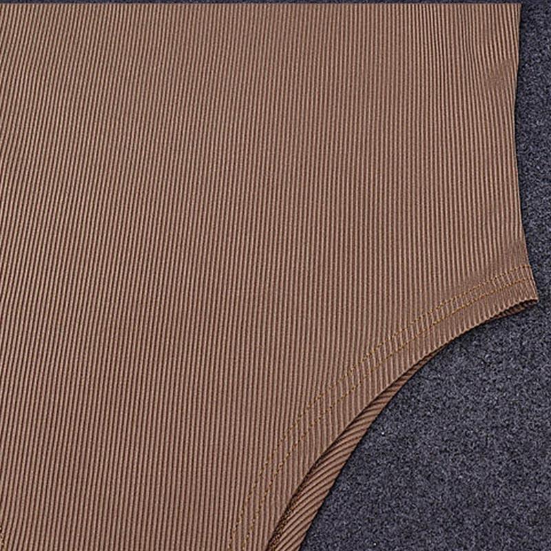 Sleeveless Knit Bodysuit Summer Sexy Off Shoulder Halter Tops Casual Street Bodice For Women ClubWear