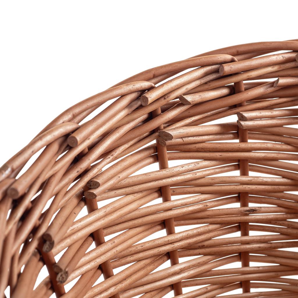 Osłona Na Stojak Pod Choinkę Wiklinowa 55 cm Osłonka Kosz Stojaka Naturalny