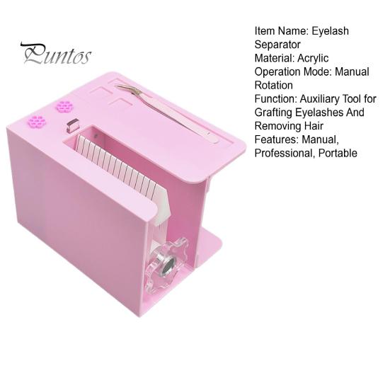 Acrylic Eyelash Root Splitter Manual Eyelash Fanning Machine Fan Maker Professional Women Eyelash Flowering Tools Lashes Extension Supplies