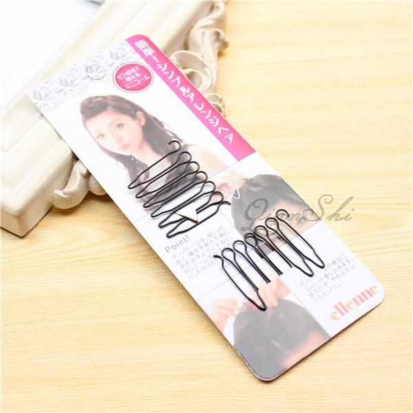 Корейская невидимая эластичная расческа для боковых волос для укладки детских волос