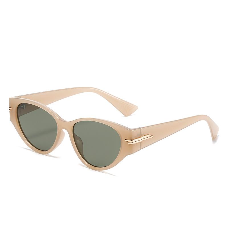 Retro cat eye retro sunglasses men and women b personality jelly color Internet celebrity European and American ins sunglasses women