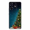 Чехол для Tecno Spark Go 2024 С Рождеством Xmas Черный Силиконовый Мягкий Задний Чехол для Tecno Spark 10 Pro 10C Pop 8 Чехол для Телефона