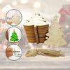 20Pcs Wooden Slices Cutouts Unfinished DIY Projects Party Decoration Sturdy Crafts Christmas