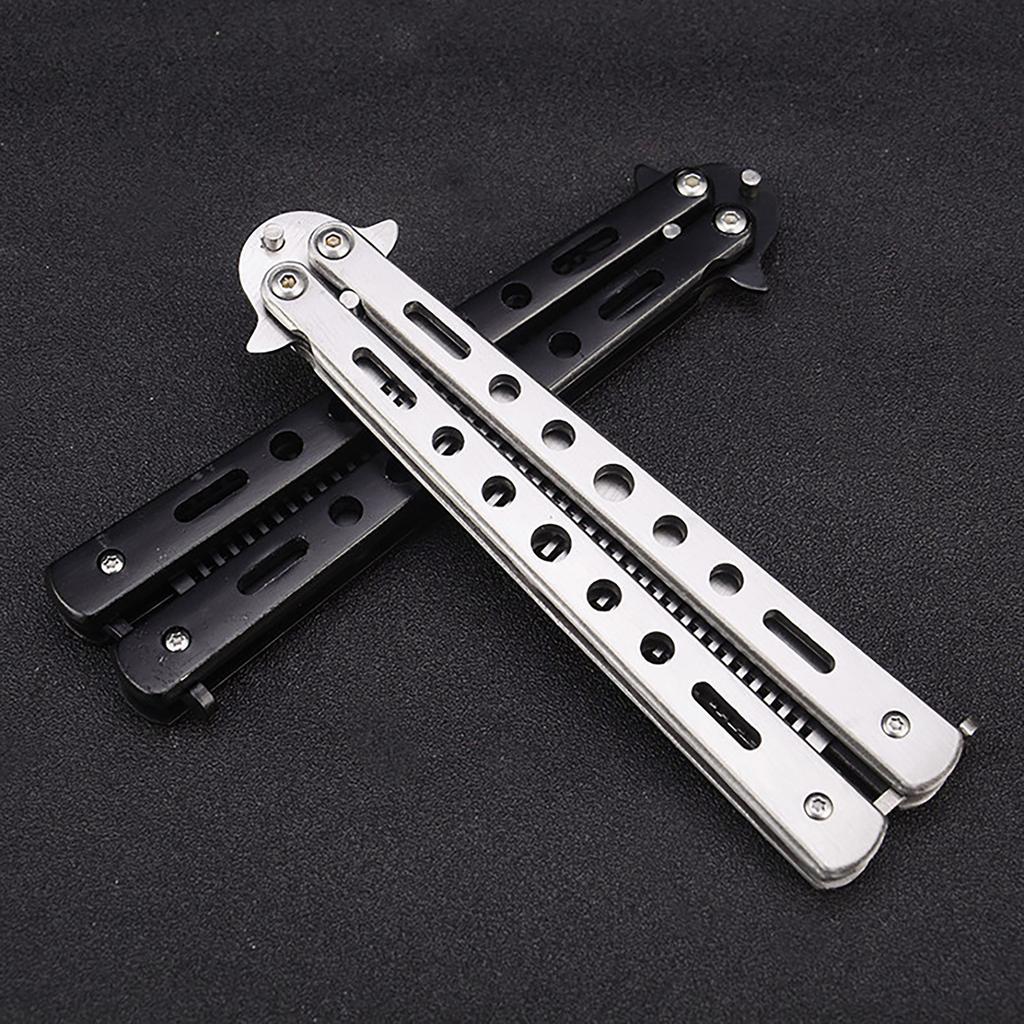 Расчески-бабочки из нержавеющей стали, складные расчески для тренировок, инструменты для укладки волос для спорта, использования на открытом воздухе