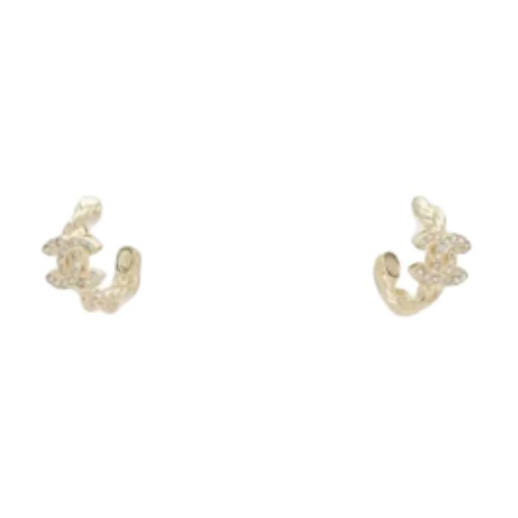 CHANEL Earrings Women's Light Gold ABH177-B23560-U7742