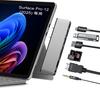 Адаптер-хаб Surface Pro 12 с 4K Thunderbolt 4, Data 100W, 2x USB, Card Reader и Audio, Аксессуары для Surface Pro 7-в-2 HDMI, USB-C (Видео + +