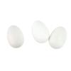 Plastic Egg Easter Decoration White 6x4cm 8 Pieces