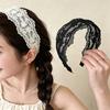 Sweet French Lace Headband Non Slip Hair Accessories Vintage Wash Face Hair Band  For Women Girls