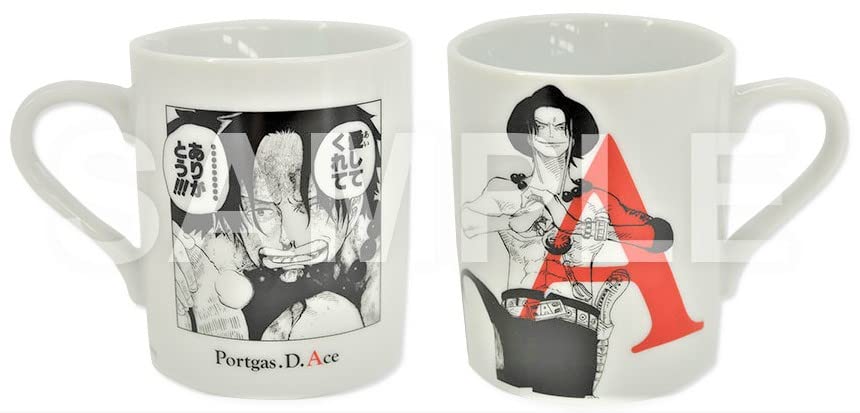 Кружка "One Piece" с Эйсом, Алфавитная Лимитированная Серия - "A"