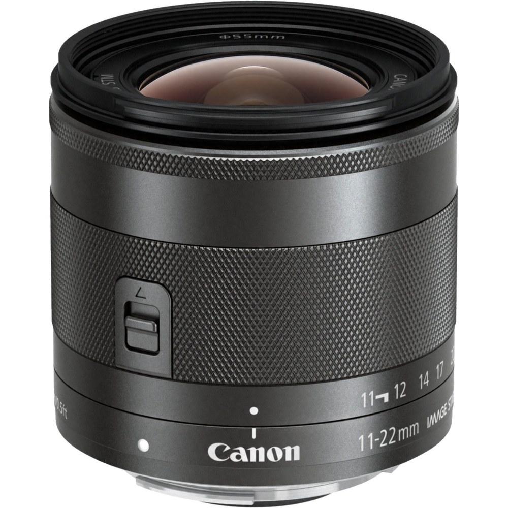 Canon Сверхширокоугольный зум-объектив EF-M11-22mm F4-5.6 IS STM для беззеркальных камер