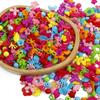 Acrylic Spaced Beads Mix Colors Jewelry Pendant Beads for DIY Handmade