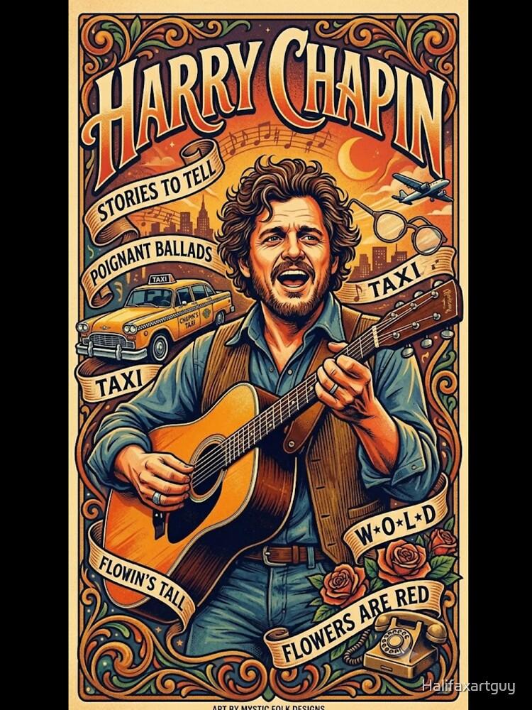 harry chapin Harry Chapin Poster Oversized T-Shirt