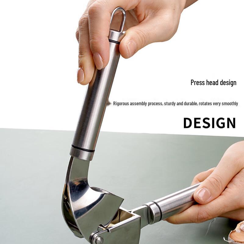 304 Stainless Steel Multifunction Garlic Press