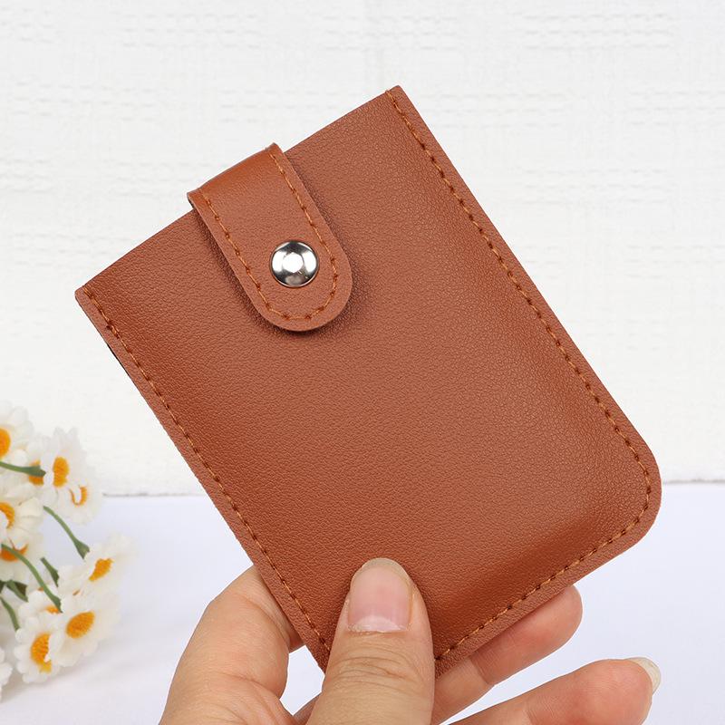 Компактный женский держатель карт — легкий, штабелируемый, большой емкости с несколькими отделениями для удостоверения личности и водительских прав