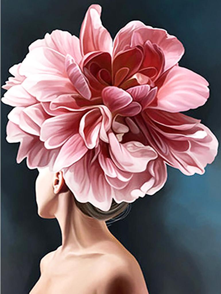 5D Diy Diamond Art Embroidery Girl Abstract Round Diamond Painting Mosaic Landscape Flower Home Decoration New Year Gift