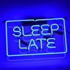 Поспать подольше неоновая вывеска свет НЕОНОВАЯ ВЫВЕСКА синий пивной бар украшение для дома вечеринка интерьер дюйм 138