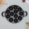 Сковорода для выпечки торта с 7 отверстиями, гладкая сковорода для омлета, антипригарная сковорода для шариков осьминога, омлетница для завтрака