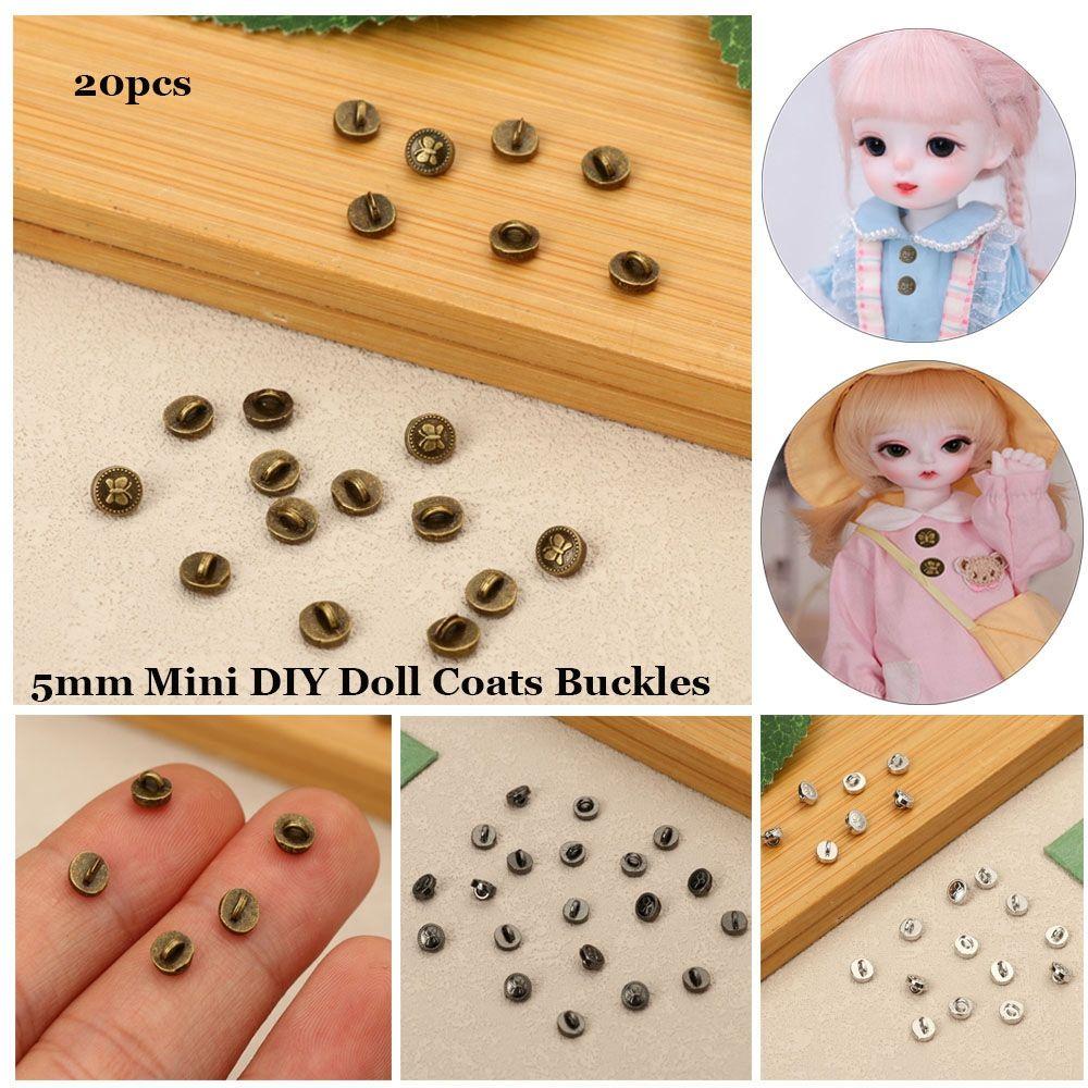 Craft Butterfly Decoration Mini Coat Buttons Clothing Sewing Buckle DIY Doll Clothes Metal Buckles