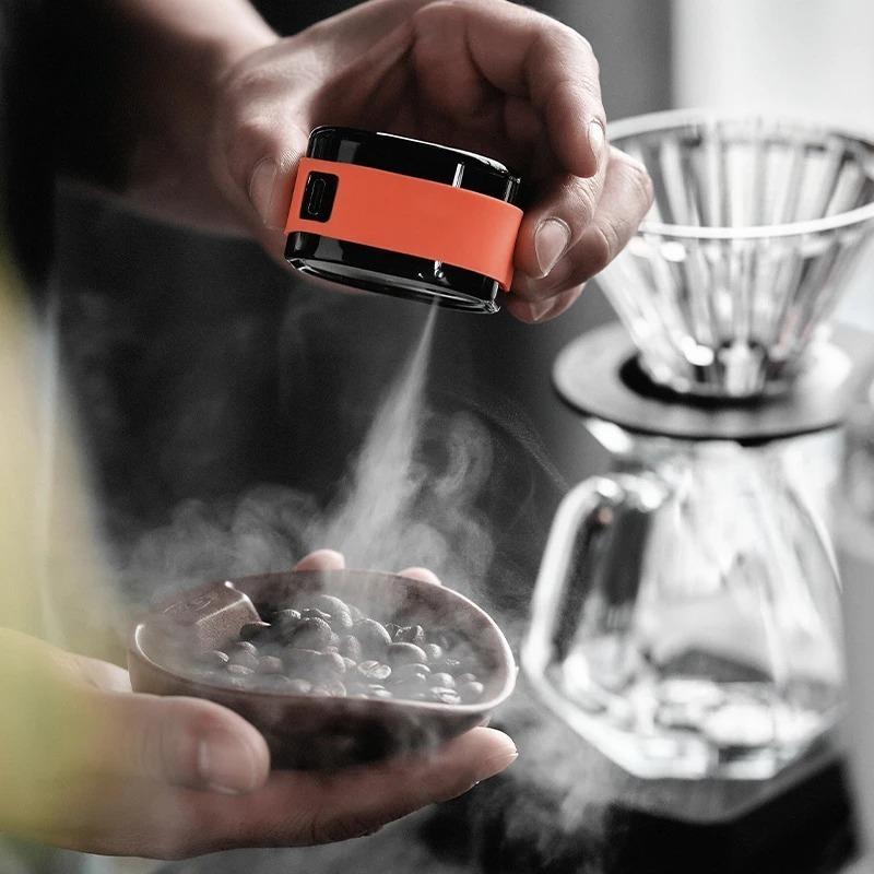 1PC Coffee Bean Spritzer,Anti-Static and Anti Coffee Spray,electric Atomizer 54*34mm Large Capacity Tank Coffeeware Maker Parts