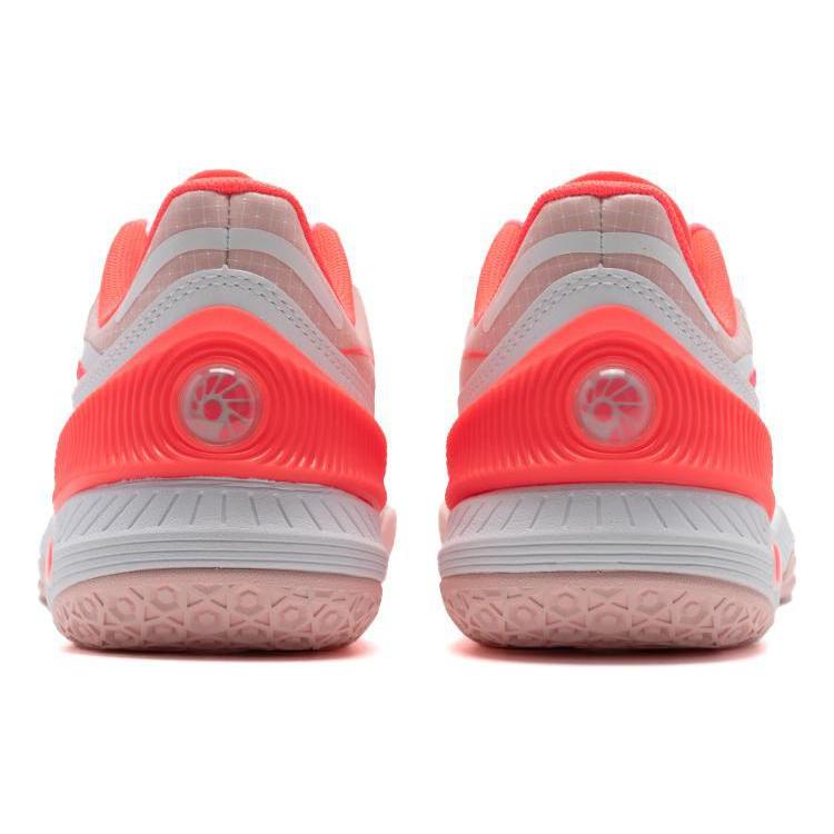Li Ning Raid Резиновая амортизация, износостойкие, низкие, для бадминтона, унисекс, Бело-красные AYZT009-2