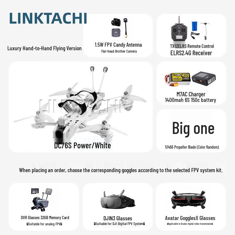 LINKTACHI 5-inch Freestyle FPV Drone Kit