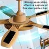 5Pcs Ceiling Fan Blade Filters Carbon Simple Air Filters Reliable Activated Installation Ceiling Fan