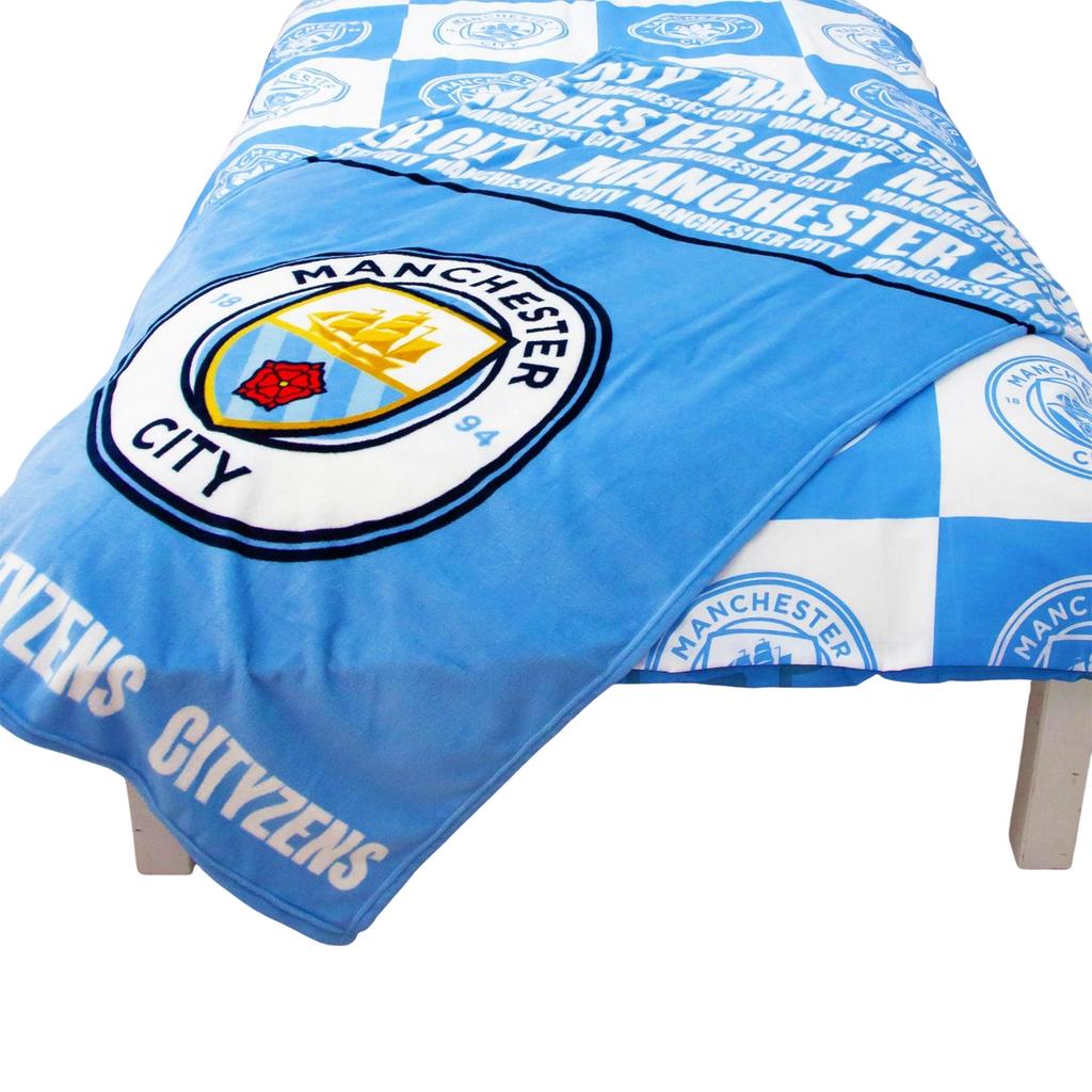 Manchester City FC Cityzens Fleece Blanket