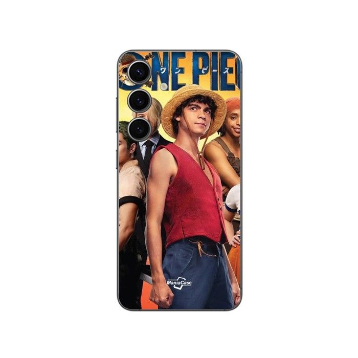 Coque de téléphone - MANIACASE - Samsung Galaxy S25 - One Piece - Silicone TPU - Noir