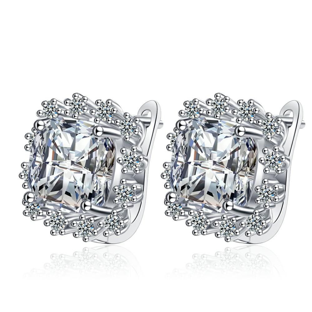 Lindon Fashion Copper Alloy Zircon Jewellery Drop Earrings For Women Wedding Party Gifts