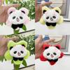 Colorful Panda Sunflower Plush Keychain Doll For Trendy Bag Charms And Gifts