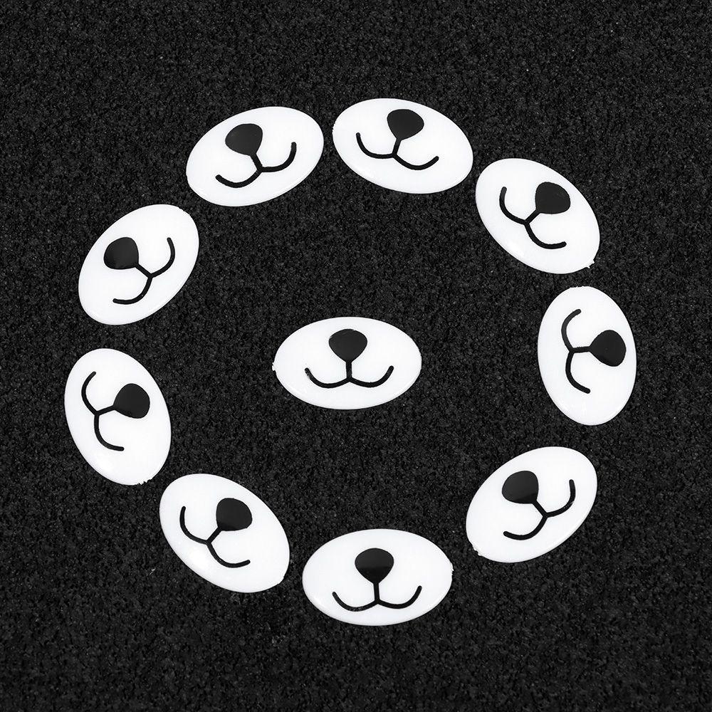 Игрушки Кукольные аксессуары Животное Кукольный нос Кукольный нос Мультфильм Безопасные глаза Медвежий рот Глаза куклы Кавайи