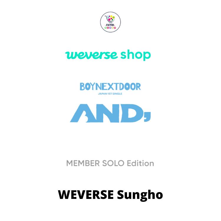 Выберите первый сингл POB BOYNEXTDOOR JAPAN [AND,] Solo Jacket Edition