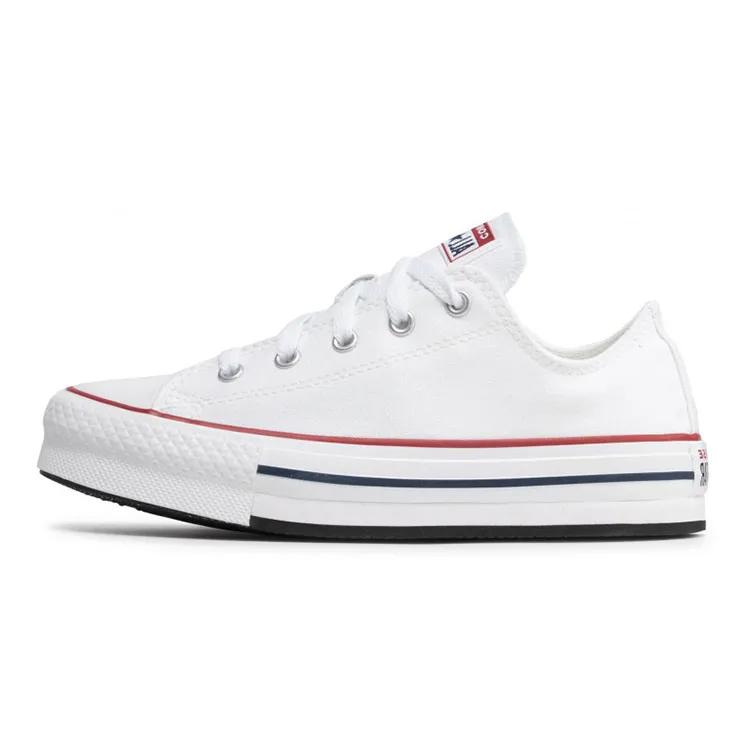 Converse All Star Abrasion Resistant Abrasion Resistant Low top Kids Canvas Shoes White Teenagers (Unisex) Kids' Canvas Shoes