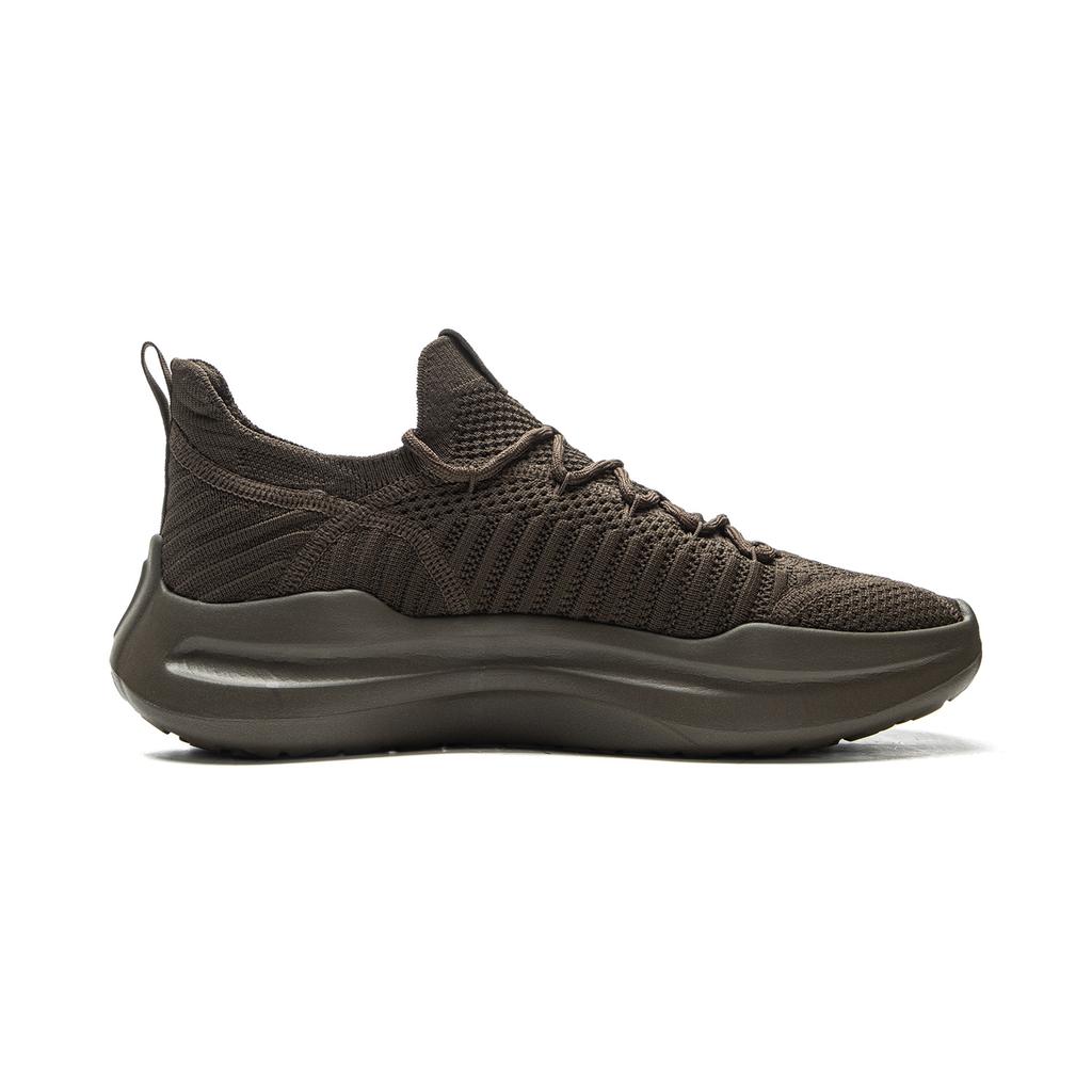 Li Ning Cloud Wave Knit Повседневная обувь Мужские Низкие Umber AGLV129-5