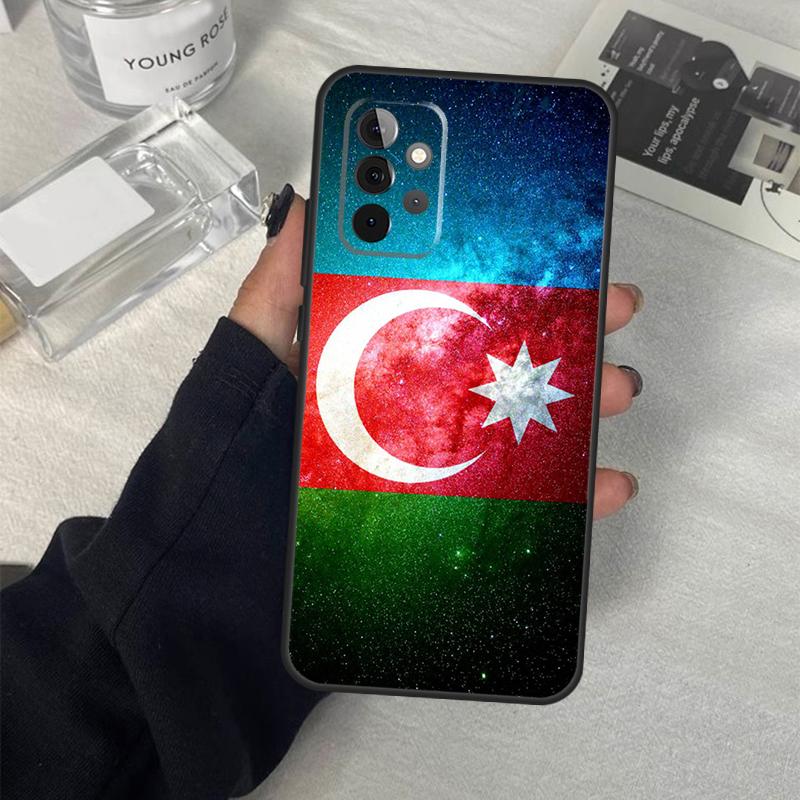 Чехол для телефона Флаг Азербайджана Для Samsung Galaxy A34 A54 A14 A13 A23 A33 A53 A73 A52 A42 A32 A22 A12 A51 A71