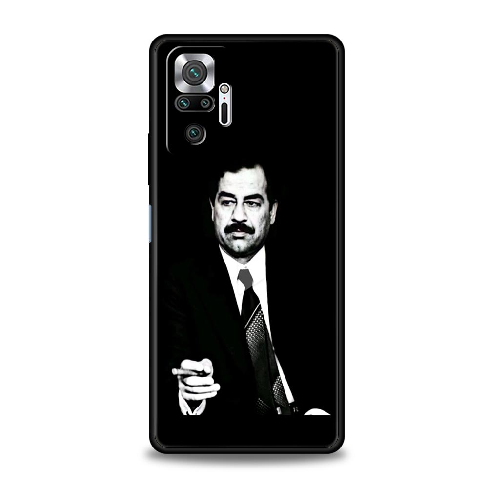 Arabic Iraq Saddam Hussein Phone Case For Xiaomi Redmi Note 14 13 5G 10 11 12 Pro Plus 4G 14C 13C 12C 10C Black Cover