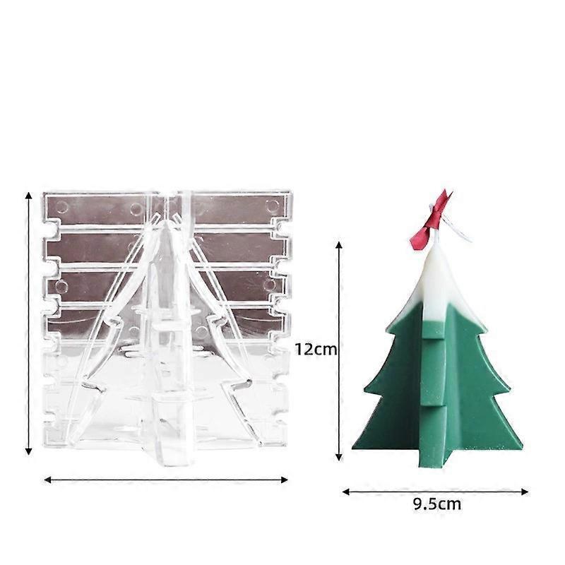 Christmas Tree Shape Candle Mold Handmade Candle Diy Mould Christmas Candle Mould Cross Shape Plastic Mould