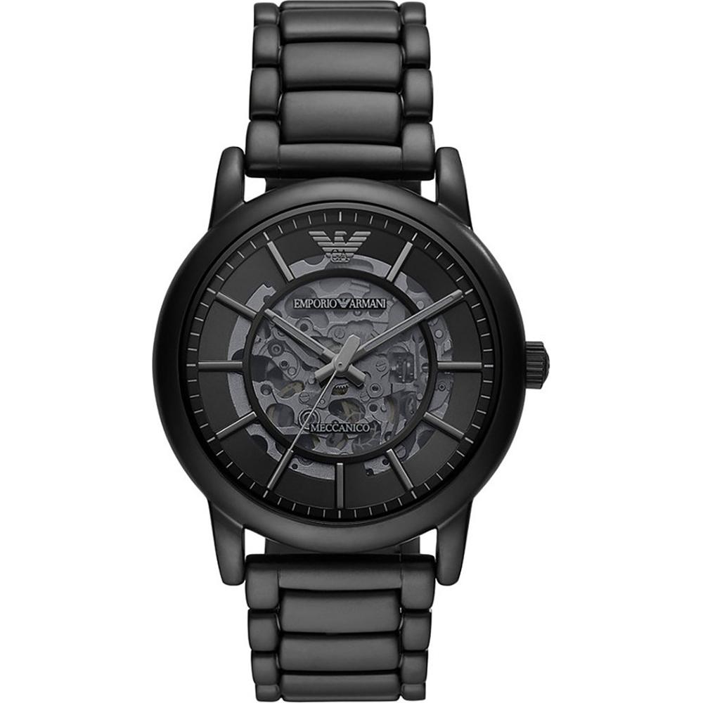 Emporio Armani Историческая Коллекция Черный Металл Мужские Механические Автоматические Часы AR60045