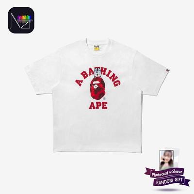 Stray Kids × BAPE – Волк Чан COLLEGE Футболка (Версия Бан Чана)