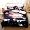3D Anime Bee And Puppycat Printed Bed Set Duvet Cover Pillowcase Bedding Set Bed Linen Sheet Quilt Cover Full Queen King Size